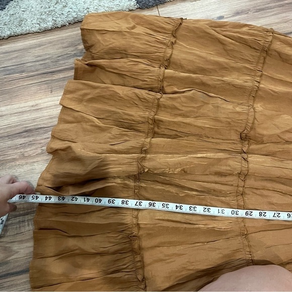 Anthropologie Entro Long-Sleeved Tiered Midi Dress - Picture 11 of 15